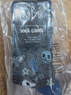 Sock Candy Corpse Bride collection socks OS New